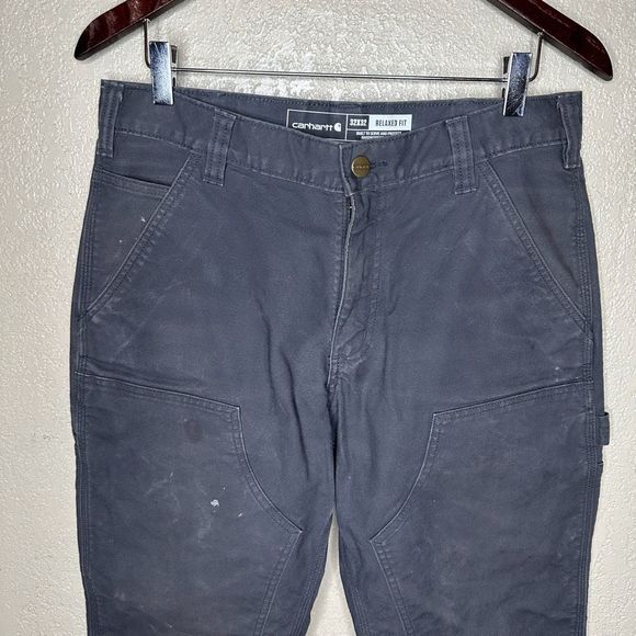 Carhartt Gray Double Knee Pants 32X32 - Picture 2 of 6